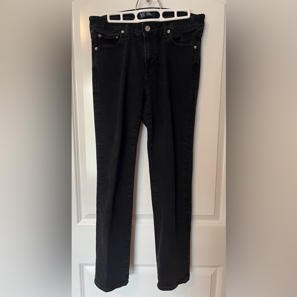 GAP Black Classic Straight Denim Jeans - Picture 1 of 5